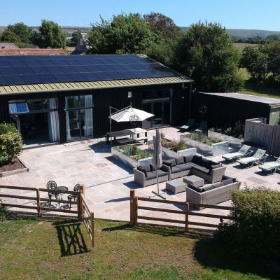 New outside seating area